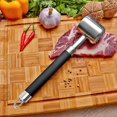 thumbnail image 3 of Stainless Meat Hammer, Meat Tenderizer Double Sided Hammer, Durable Kitchen Tools, For Beef Chicken Fish, 3 of 4