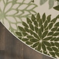 thumbnail image 5 of Nourison Aloha Indoor/Outdoor Ivory Green 7'10" x Round Area Rug (8 Round), 5 of 9