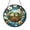 Acrylic 3.5 Inch, variant on Colorful Frogs Stained Glass Window Suncatcher, Round Butterfly Panel for Cheerful Home Decoration