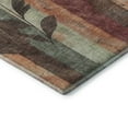 thumbnail image 3 of Addison Rugs Mayfield Premium Machine Washable Transitional Floral Terracotta Round Rug, 8' x 8', 3 of 6