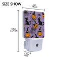 thumbnail image 4 of Yayeee LED Plug in Night Light for The Home with Auto Dusk to Dawn Light Sensors, 2 Pack, Halloween Pumpkin, 4 of 6