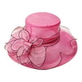 thumbnail image 5 of WEIYLL Chapeau de Soleil pour Femmes Robe Grand Ombre Fleur Douche Nuptiale Plage Protection Solaire Couvre-Chef, 5 of 5