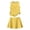 Yellow, variant on Grblisyd Girls Summer Outfits Solid Color Tennis Skirt Sets Sleeveless Tank Tops and Pleated Skirts 2 Piece Outfit Activewear Clothes 5-12 Years