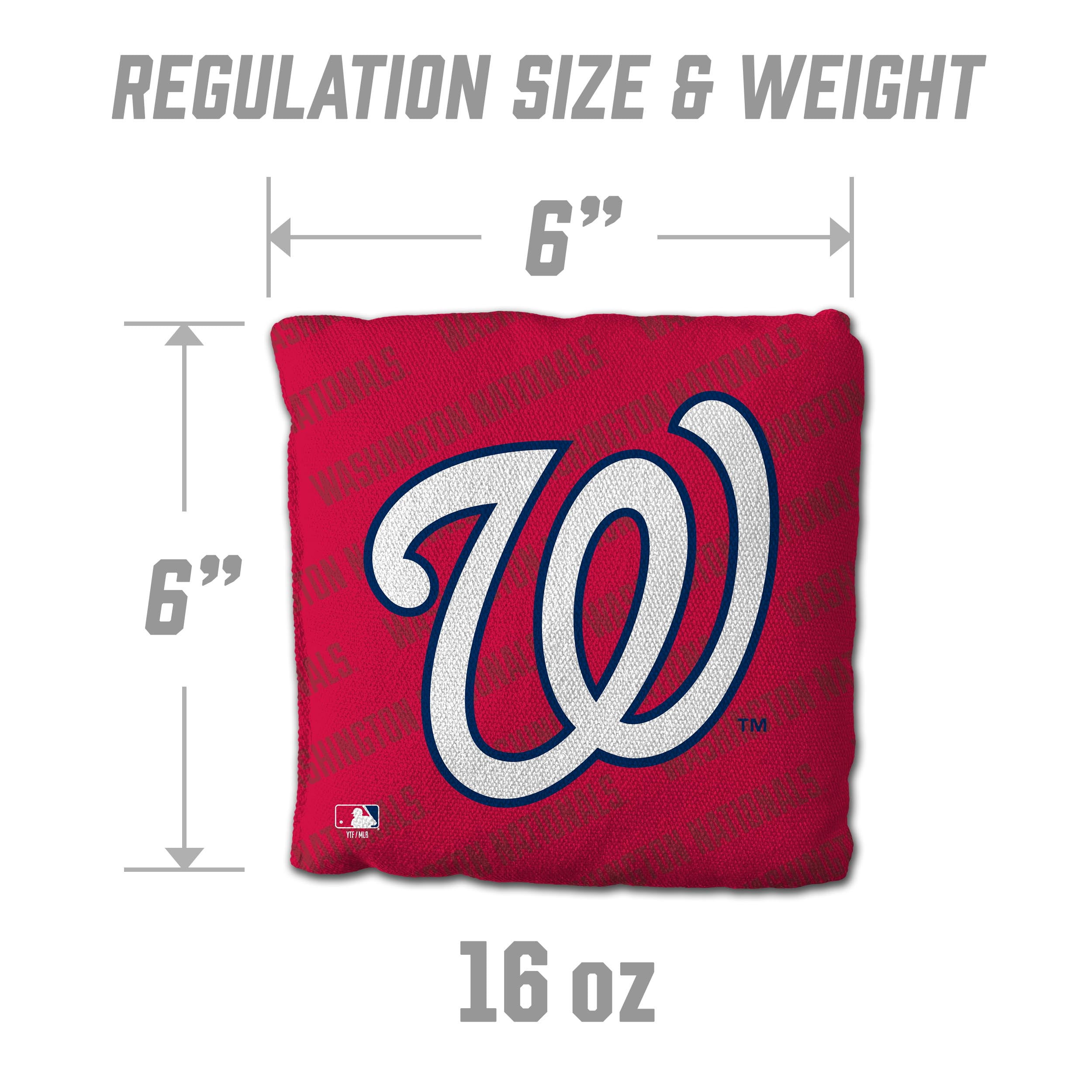 MLB Washington Nationals Cornhole Bags - 4PK - Red
