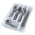 thumbnail image 1 of Gibson Home Aston 45 Piece Flatware Set W/Plastic Tray - Service for 8 plus 5 Piece Hostess Set - Tumble Finish, 1 of 4