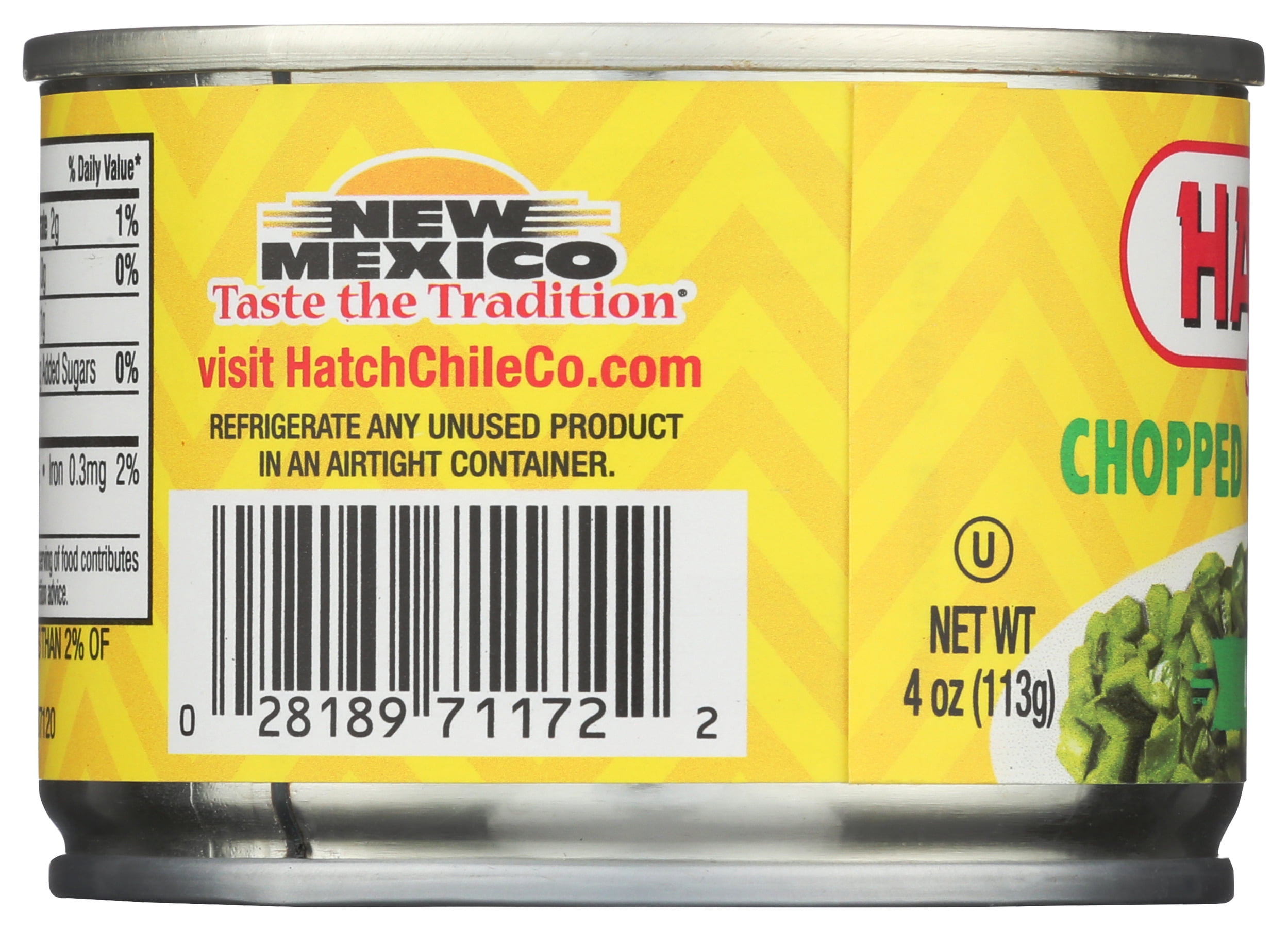 (6 pack) HATCH Select Chopped Green Chiles Mild, 4oz