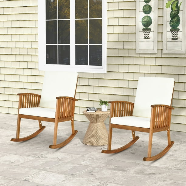 Walmart wooden rocking sales chairs