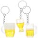 thumbnail image 1 of 3pcs Mini Beer Cup Keychain for Bags – Lightweight & Cute Design Pendants for Backpacks & Decorative Use, 1 of 4
