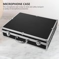 thumbnail image 4 of Microphone Carrying Case Cordless Microphone Case Portable Microphone Box with Handle for Travel, 4 of 8