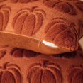 thumbnail image 2 of Rust Red Fall Pumpkin Decorative Throw Pillow Covers Set of 2, 20x20 Inch Soft Plush 3D Embroidered Halloween Pillow Covers for Fall Decorations Farmhouse Cushion Covers for Thanksgiving, 2 of 9