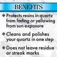 thumbnail image 3 of Quartz cleaner and polish - 24 ounces with microfiber cloth - cleans and protects your quartz countertops, islands, and stone surfaces, 3 of 4