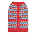 thumbnail image 1 of Pooch Outfitters PZSO-M Zoe Sweater, Orange - Medium, 1 of 1