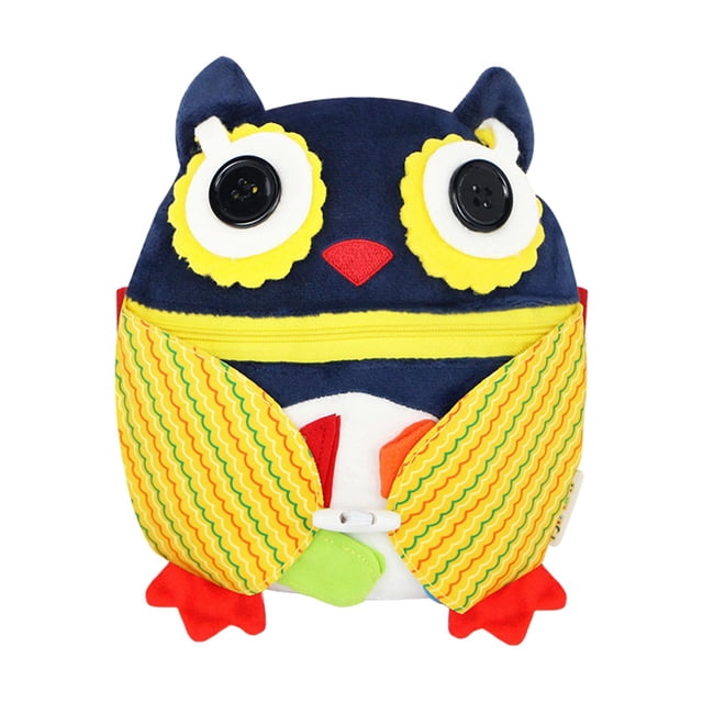Juguete de aprendizaje con hebilla sensorial de dibujos animados, juguete de aprendizaje, habilidad fina, forma de animal para exteriores, inte Hugo Hebilla sensorial