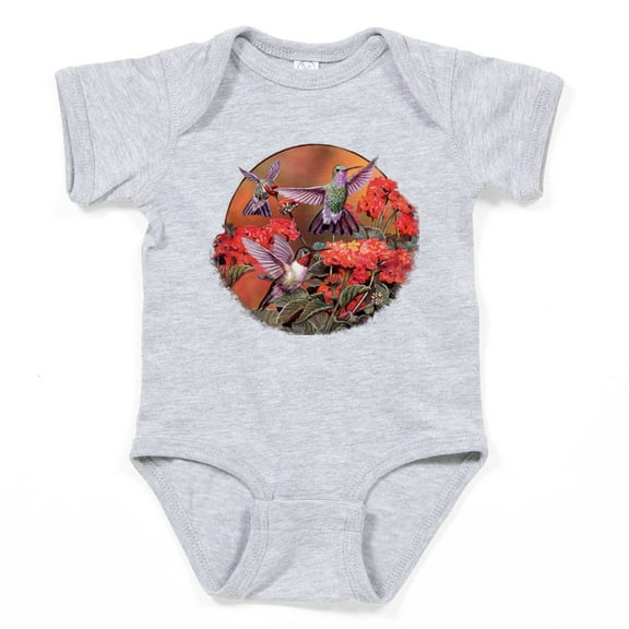 CafePress - 3 Hummingbirds - Cute Infant Bodysuit Baby Romper - Size Newborn - 24 Months