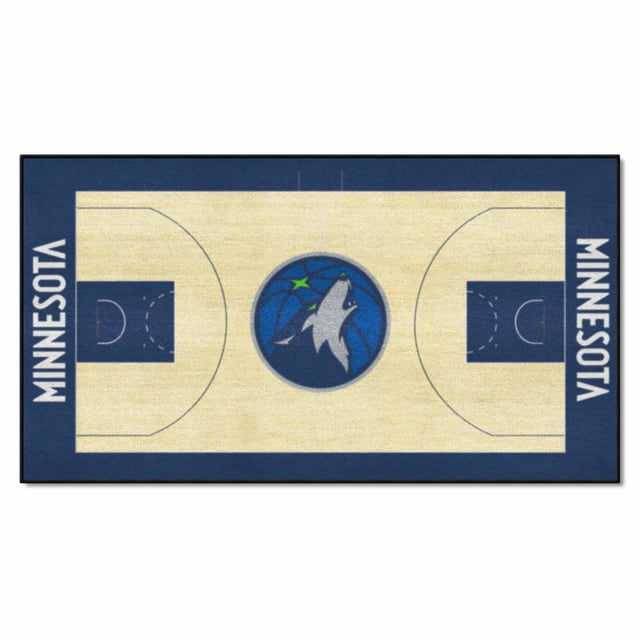 Sports Licensing Solutions, LLC 9330 NBA - Minnesota Timberwolves NBA Court Large Runner
