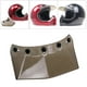 thumbnail image 5 of Visera solar para motocicleta con 5 cierres a presión, repuesto para casco de motocicleta. Marrón1, 5 of 9