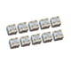 thumbnail image 3 of Paquete de 10 dados de seis caras, juguetes de barra opacos D6 de 16 mm para juegos de mesa de rol y matemáticas. Blanco, 3 of 6