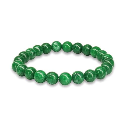 Handmade Beaded Bracelets, Natural Stone Elastic Bracelet 8mm, 1 Count