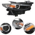 thumbnail image 2 of SEBLAFF Headlight Assembly Replacement for Mazda 3 2019-2021 LED Headlight NON-AFS Right Set Passenger Side, 2 of 7
