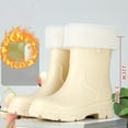 thumbnail image 2 of EHQJNJ Womens Rain Boots Tall Women Rain Shoes Shoes Comfortable Light Ankle Rain Boots Frosted Outdoor Rain Boots Rain Boots Women Short Summer Womens Rain Boots Mid Calf Wide Width, 2 of 3