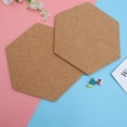 thumbnail image 6 of Aloha 8PCS Hexagon Cork Boards Photo Wall Message Boards Self-Adhesive Background Bulletin Message Stickers for Home Office, 6 of 7