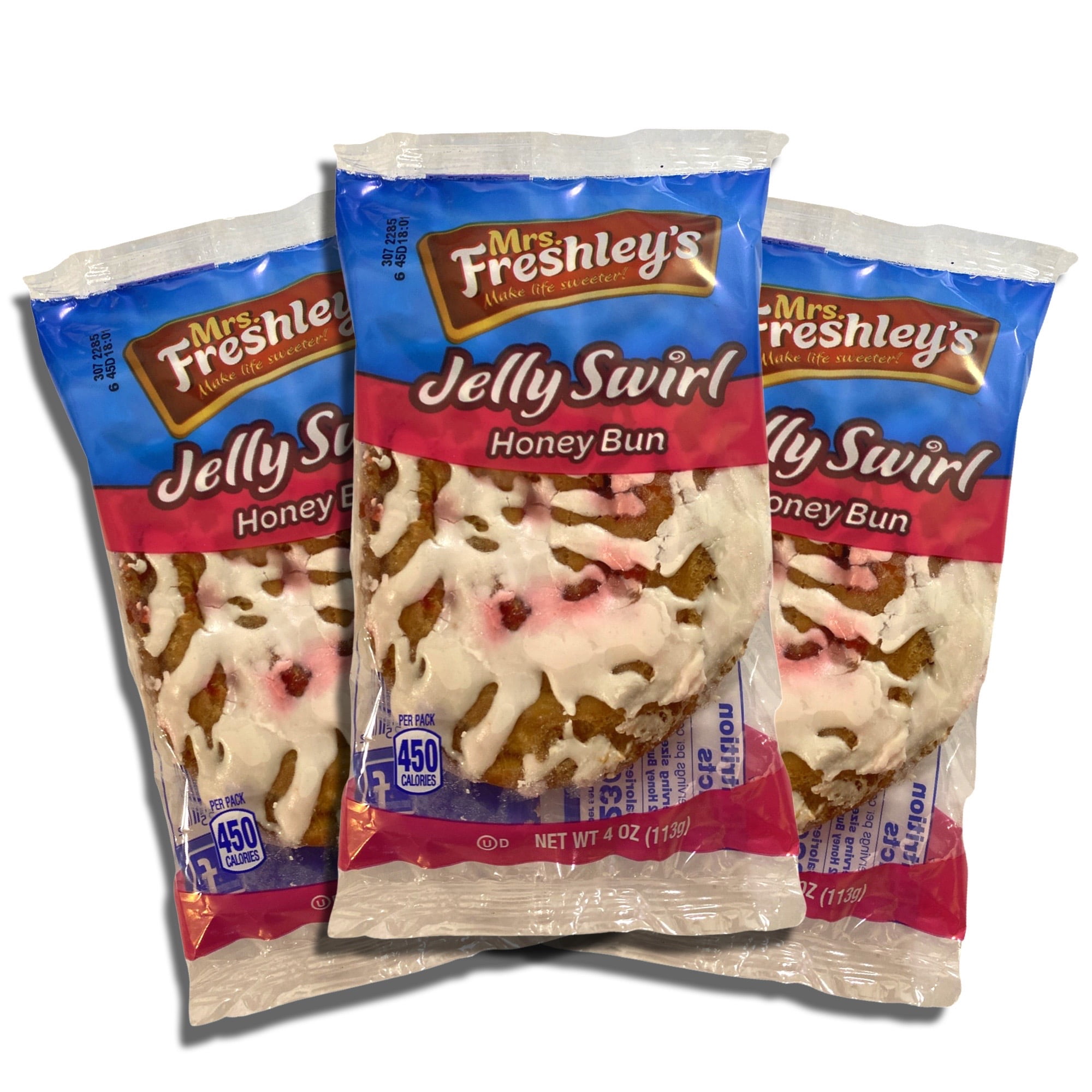 Mrs. Freshley's Jelly Swirl Honeybuns Value Pack   18 Pack