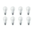 thumbnail image 2 of Philips LED 100-Watt Equivalent A19 General Purpose Household Light Bulb, Frosted Soft White, Non-Dimmable, E26 Medium Base (8-Pack), 2 of 6
