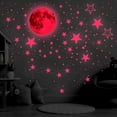 thumbnail image 2 of Wall Stickers, Glow in The Dark Stars, Glow in The Dark Moon for Ceiling Planets Space Wall Stickers Solar System Galaxy Wall Decals 1049PCS, 2 of 5