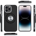 thumbnail image 6 of XPM for Apple iPhone 15 Plus /14 Plus Metal Matte Hybrid with Invisible Rotational Ring Stand, Car Mount Friendly, Military Grade Slim Fit Sturdy Phone Case Cover (Black), 6 of 11