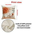 thumbnail image 3 of 100Fens 3 Styles Of Thanksgiving Pillows Covers 18x18 Inch Thanksgiving Linen Pillowcase For Sofa And Home Decor, 3 of 6