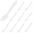 thumbnail image 3 of Bamboohart 50pcs Transparent Spoons Makeup Applicator Spatulas Spatulas Mixing Sticks, 3 of 6