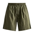 thumbnail image 5 of YanHoo Women's Bermuda Shorts High Elastic Waist Side Split Short Pants Casual Wide Leg Shorts with Pockets, 5 of 7