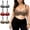 Gold A, variant on 3 Pack Women Lace Push Up Bra 3/4 Cup Gathered Support Row Back Closure Embroidered Solid Color White XXXL