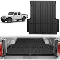 Nilight Truck Bed Mat 5 FT for 20-25 Jeep Gladiator JT, TPE Heavy-Duty Pick-up Bed Liner for Gladiator 2020 2021 2022 2023 2024 2025 Accessories, Anti-Slip Texture, All Weather Protection