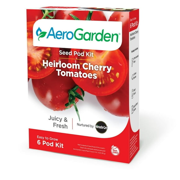 Kit de capsules de semences Tomates cerises de variété ancienne AeroGarden (6 capsules)