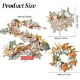thumbnail image 3 of Ikeay Fall Wreath with Pumpkins Berries And Leaves, Autumn Grapevine Door Hanger for Thanksgiving Home Outdoor Decor, 1 Wreath, 3 of 9
