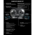 thumbnail image 4 of R1 Concepts Front Rear Brakes and Rotors Kit |Front Rear Brake Pads| Brake Rotors and Pads| Ceramic Brake Pads and Rotors|fits 1999-1999 Ford F-250 Super Duty, F-350 Super Duty, 4 of 5