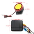 thumbnail image 2 of Control Sin Llave Alarma Motocicleta 433.92MHz Bloqueo Eléctrico 12V (A), 2 of 9