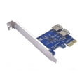 thumbnail image 1 of Sidaley PCI-E 1 a 4 PCI-E Exender Card Tarjeta alimentada por USB Mini computadora portátil para el hogar Adaptador de PC de escritorio Cables de computadora Tipo 8 NO7, 1 of 5