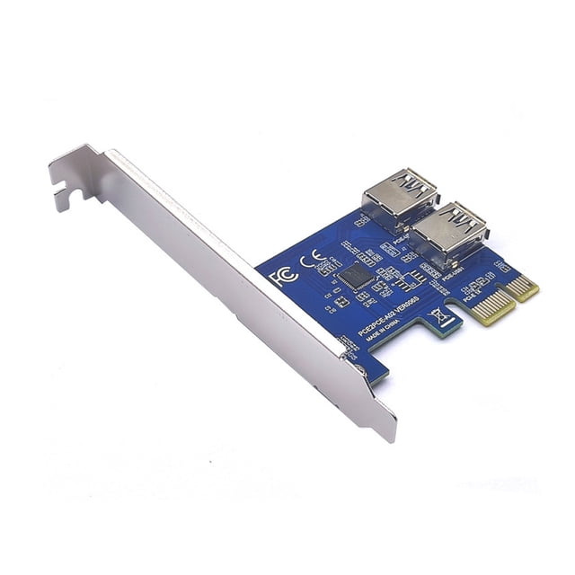Sidaley PCI-E 1 a 4 PCI-E Exender Card Tarjeta alimentada por USB Mini computadora portátil para el hogar Adaptador de PC de escritorio Cables de computadora Tipo 8 NO7
