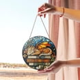 thumbnail image 3 of Dragon Stained Glass Suncatcher, Sleeping Dragon on Books, Fantasy Window Decor, Mythical Home Accent, Gift for Book Lovers 1865326132, 3 of 4