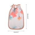 thumbnail image 4 of Unique Bargains Double-sided Gloves Bath Towel for bathroom 5.51"x9.45" Colorful 1 Pc Multicolor Lotus, 4 of 6