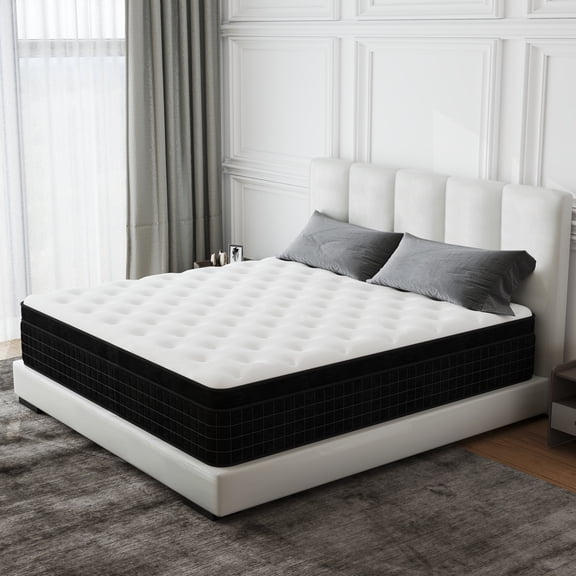 lemontalking 14 Inch Twin Mattress Gel Memory Foam Spring Hybrid Mattress In A Box