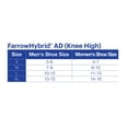 thumbnail image 2 of JOBST FarrowHybrid ADI Compression Wraps, 20-30 mmHg, Foot Compression Liner, Taupe, Small Wide, 2 of 2