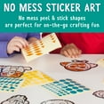 thumbnail image 3 of Creativity for Kids Decorate Your Own Sticker Suncatchers - Child Craft Kit for Boys and Girls, 3 of 8