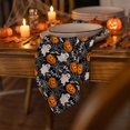 thumbnail image 4 of Sm:)e Spooky Ghost Spider Web Pumpkin Halloween Cloth Napkins Set of 6 Reusable Napkins, Washable Table Napkin for Holiday Party 18"x18", 4 of 8