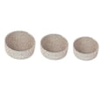 thumbnail image 5 of FENGGUIQU 3Pcs Elegant Brown Woven Basket for Home Storage and Decorative Fake Flower Display, 5 of 7
