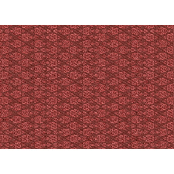 Ahgly Company Indoor Rectangle Patterned Lava Red Area Rugs, 5' x 8'