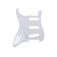thumbnail image 4 of LOOKSEVEN SSS 11-Hole ST Style Guitar Pickguard Pick Guard Scratch Plate Multicolors-White Pearl, 4 of 4