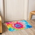 thumbnail image 6 of Tie Dye Polyester Indoor Mat Non-Slip Area Rug Chair Rugs Machine Washable, 6 of 6
